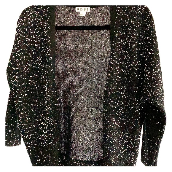 Reiss Sparkle Cardigan - Picture 1 of 4